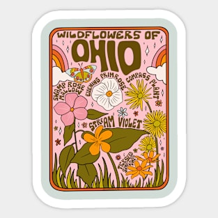 Ohio Wildflowers Sticker